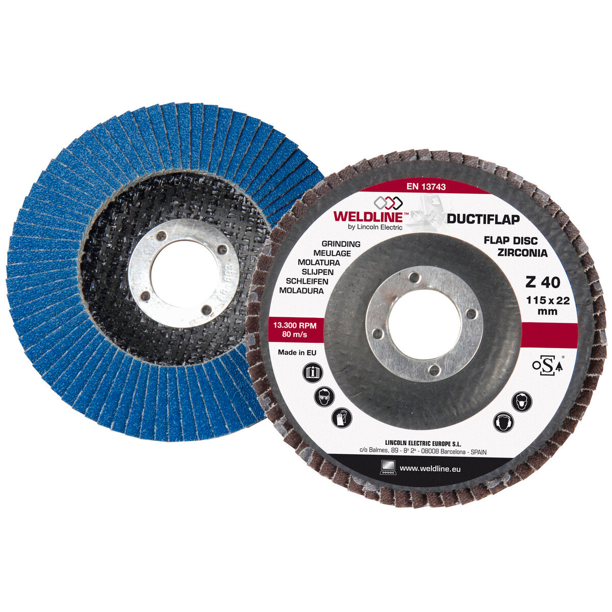 Dischi Abrasivi Professionali 90mm - 10 Pezzi Grana 100 Per Legno E Metallo - Foto 8