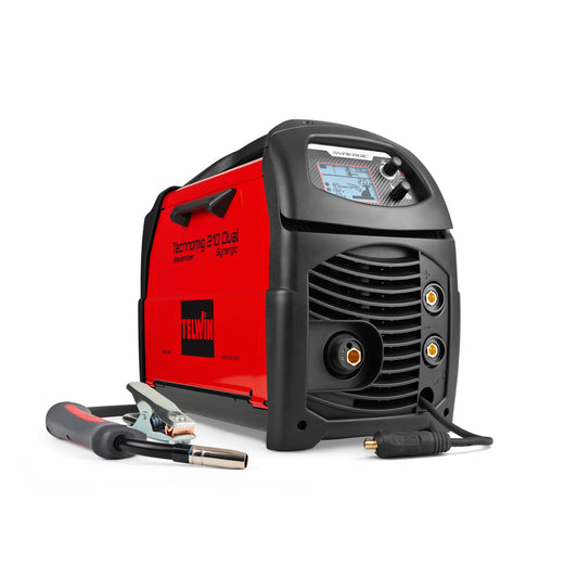 Telwin Technomig 210 Dual Synergic multiprocesso saldatrice professionale con accessori