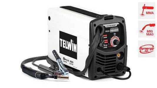 Saldatrice inverter multiprocesso Bimax 150i Synergic  MIG-MAG/ FLUX/ MMA. - Gallo Marco Welding & Cutting