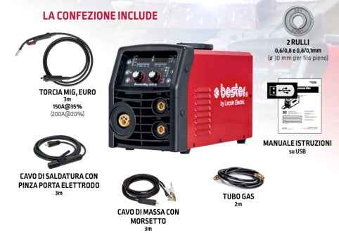 Bester Mig 200 S saldatrice per acciaio e inox