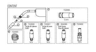 kit consumabili MT25 Telwin Binzel
