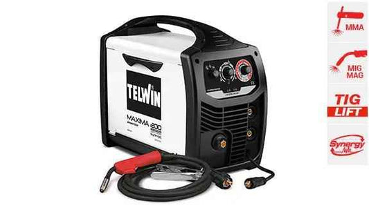 Saldatrice multiprocesso Maxima 200 Synergic 230V - Gallo Marco Welding & Cutting
