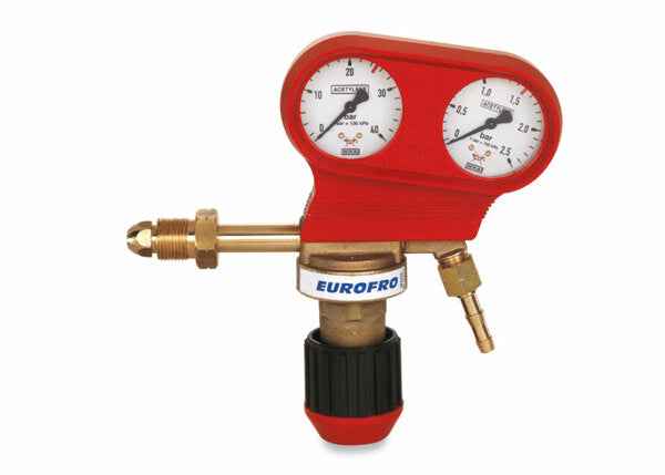 Riduttore acetilene Eurofro attacco a vite - Gallo Marco Welding & Cutting