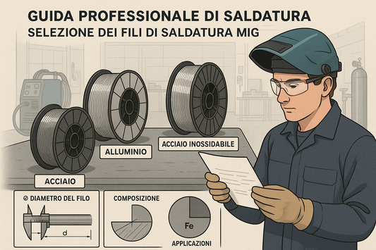 filo per saldatura mig guida pratica