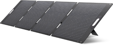 Pannello Solare Monocristallino ETFE 48V 220W pieghevole per stazioni di energia portatili.