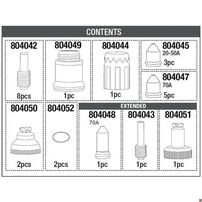 Box consumabili torcia Pv