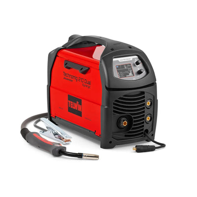 Telwin Technomig 210 Dual Synergic - saldatrice multiprocesso per uso professionale in immagini di prodotto.
