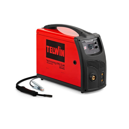 Saldatrice Technomig 215 Dual Synergic 230V Telwin con design innovativo e versatilità per la saldatura.