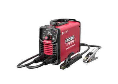 Lincoln Electric Bester S 171 Saldatrice Inverter MMA 160A con cavi e pinza.
