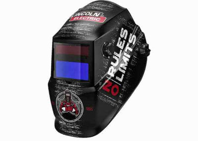 Lincoln Electric EuroOne No Rules No Limits maschera automatica per saldatura con tecnologia a cristalli liquidi.