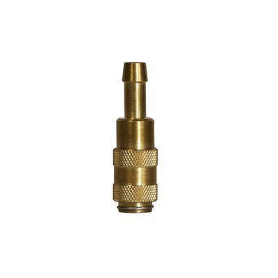 Connettore rapido gas per saldatrici: accessorio in ottone per collegamenti sicuri e veloci.