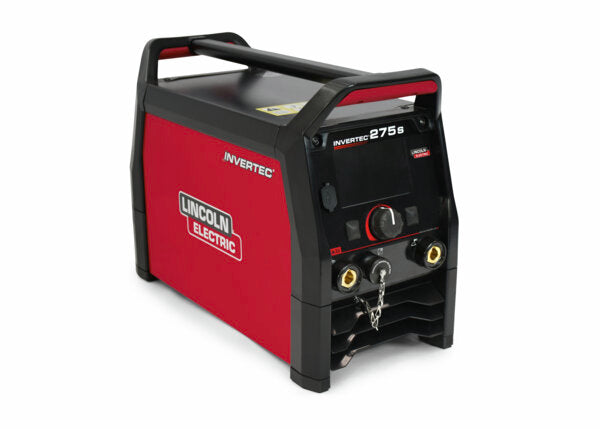 Saldatrice Lincoln Electric Invertec 275S, inverter MMA/TIG DC 400V, attrezzatura professionale.
