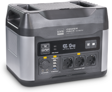 Power Pack 14.15 FC GYS — Power Station 1500W LiFePO4 Ricarica Rapida