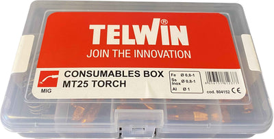 box ricambi consumabili MT25 per torce MIG"