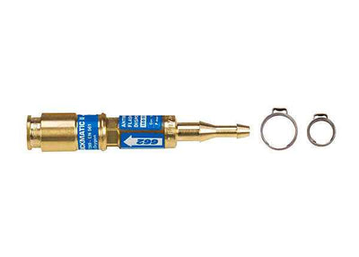 Raccordi rapidi auto-otturanti Quickmatic II con anelli di bloccaggio per impianti a gas sicuri.