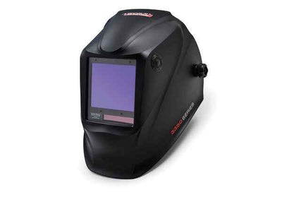 Maschera Saldatura Automatica Lincoln Electric Viking 3350 con lenti 4C® per visibilità e protezione.